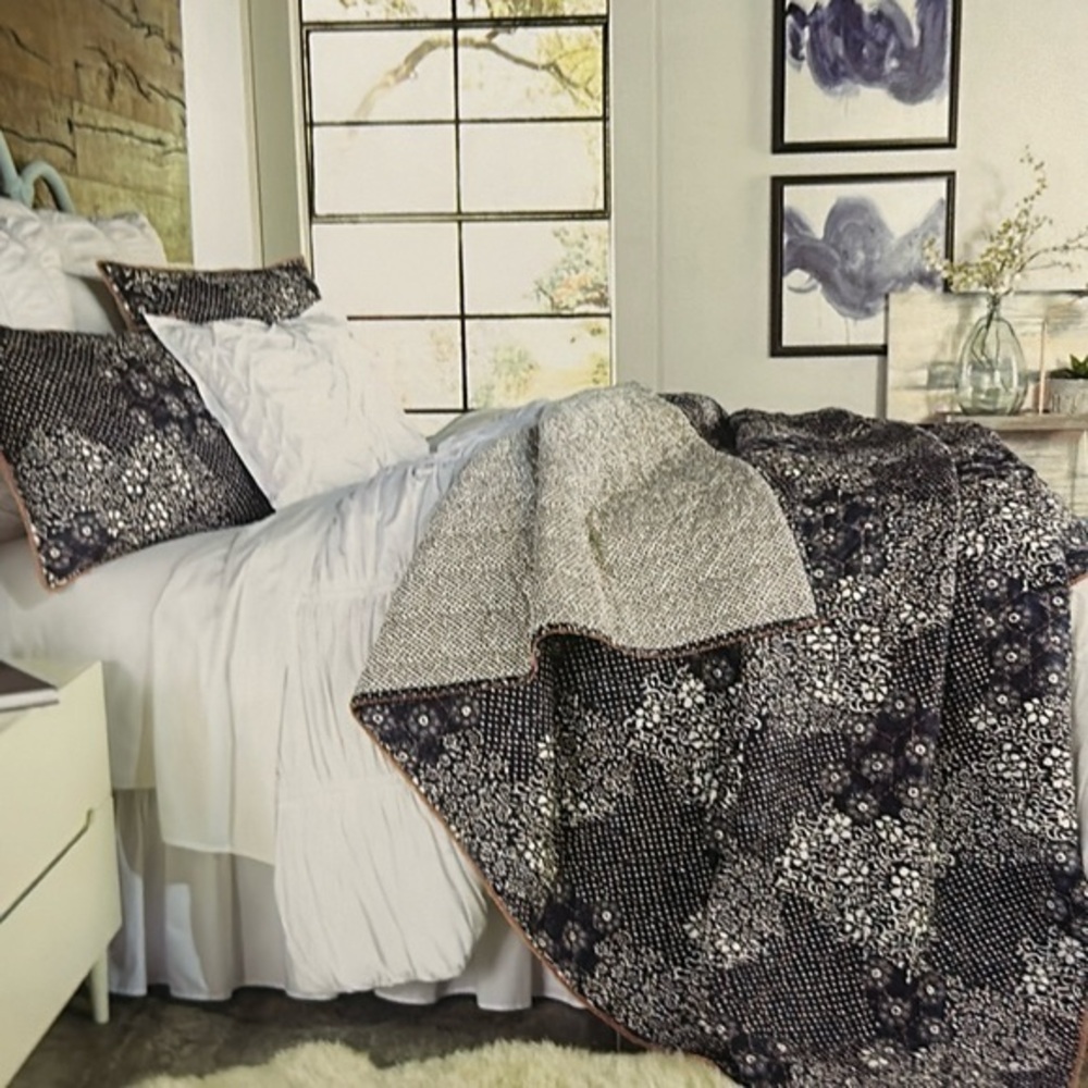 Luxury 100 % Cotton Twin 2pc Quilt Set
